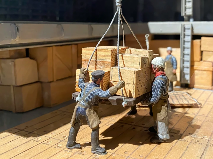 a few men working on a project